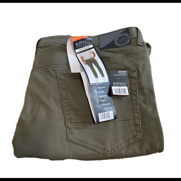 Buffalo david bitton 5 pocket premium stretch Slim comfort fit pant 42x34 - Picture 1 of 2